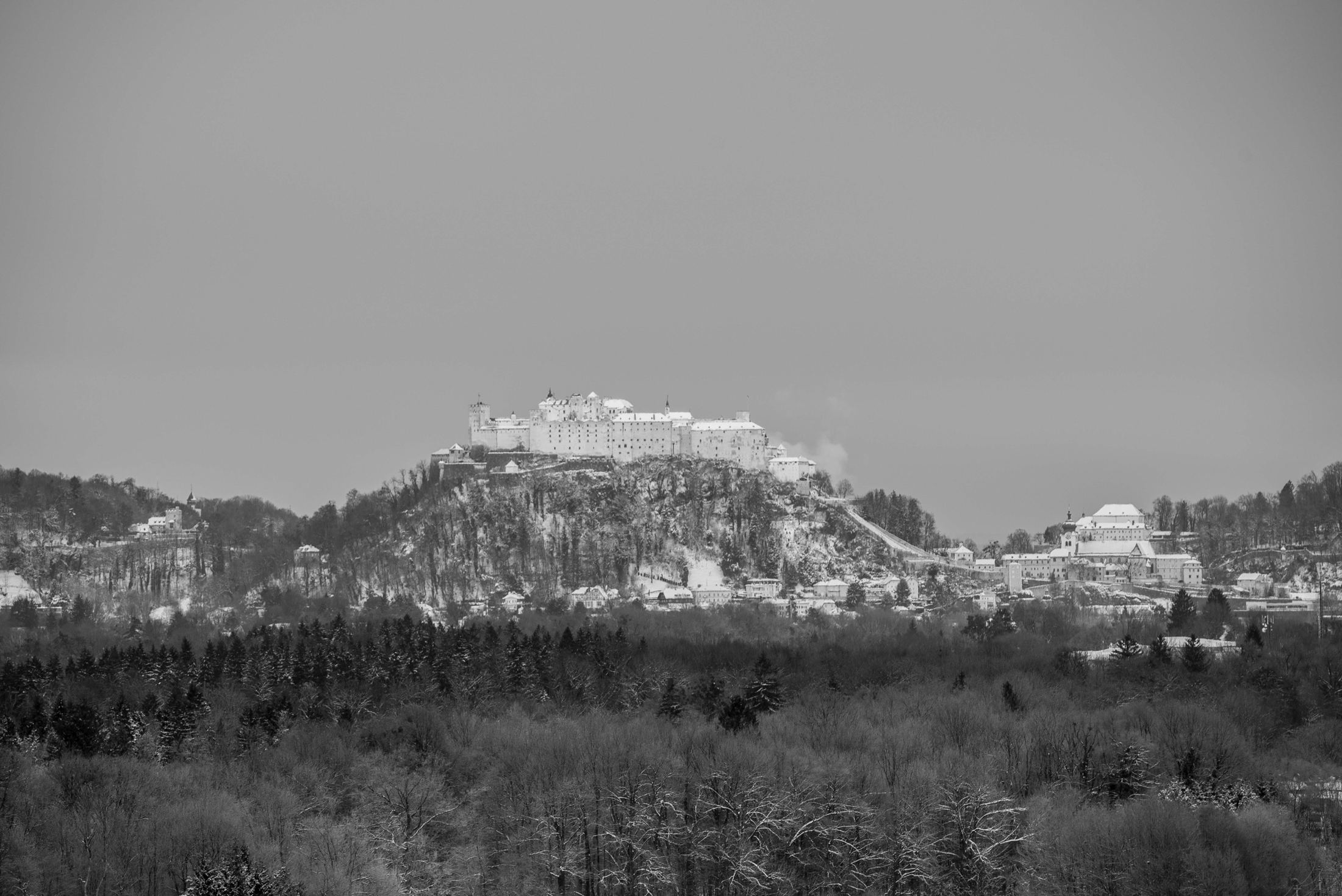 Festung Hohensalzburg im Winter