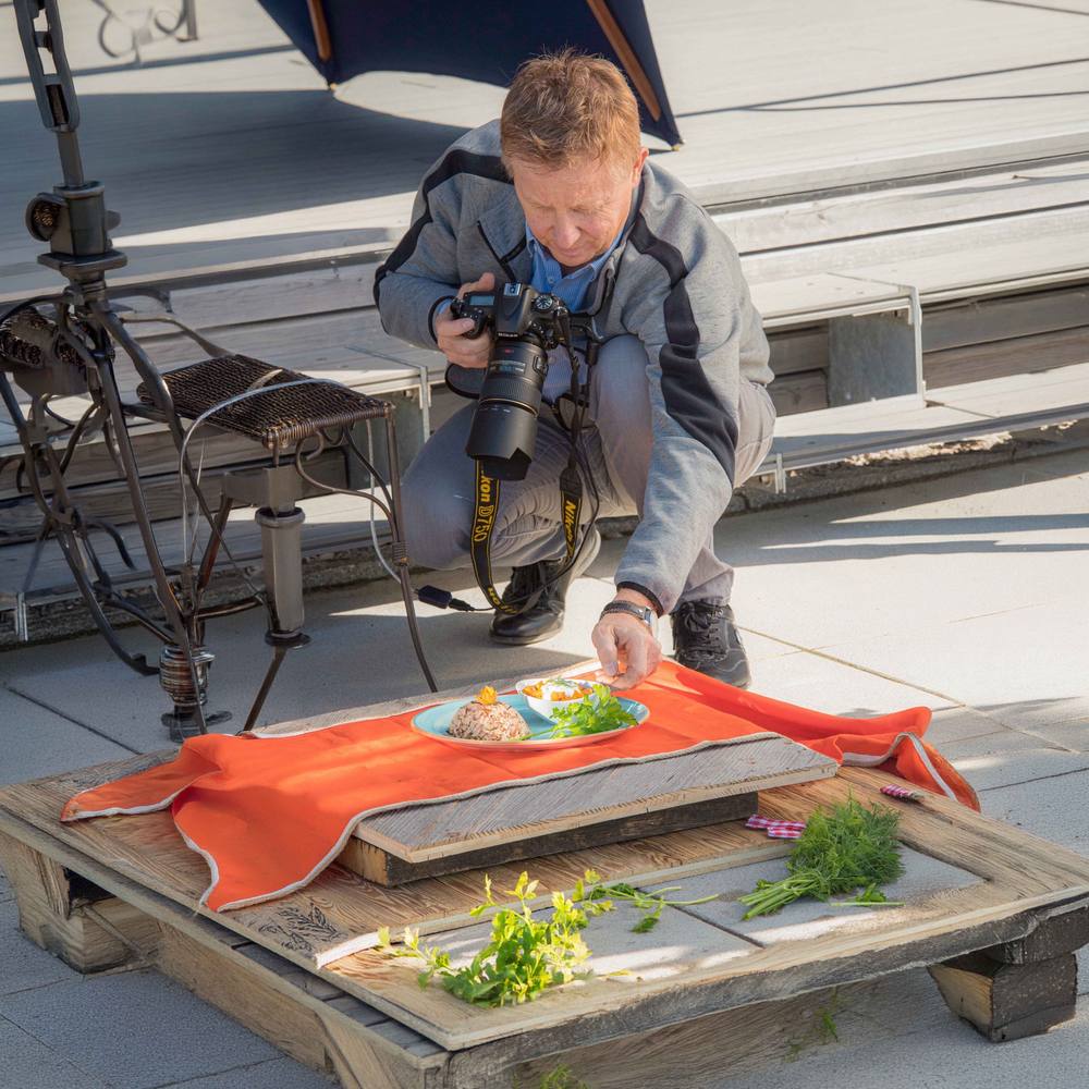 Gerhard Bernegger beim Food-Shooting